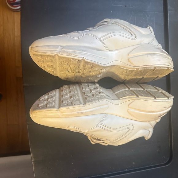 MEN'S RHYTON GUCCI LOGO LEATHER SNEAKERS - 🔥Size 8.5 US - Picture 6 of 9